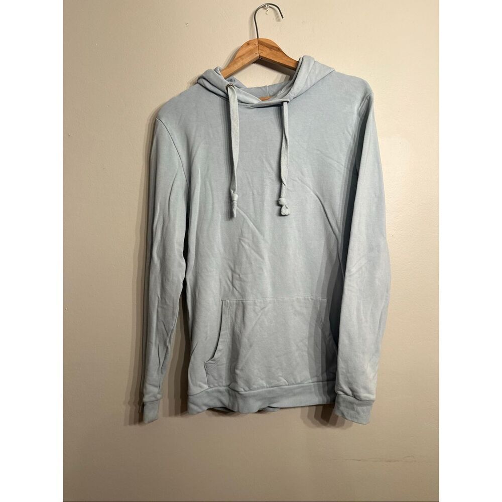 Kickee Pants Blue Long Sleeve Soft Bamboo Drawstring Hoodie Sweatshirt Size 8